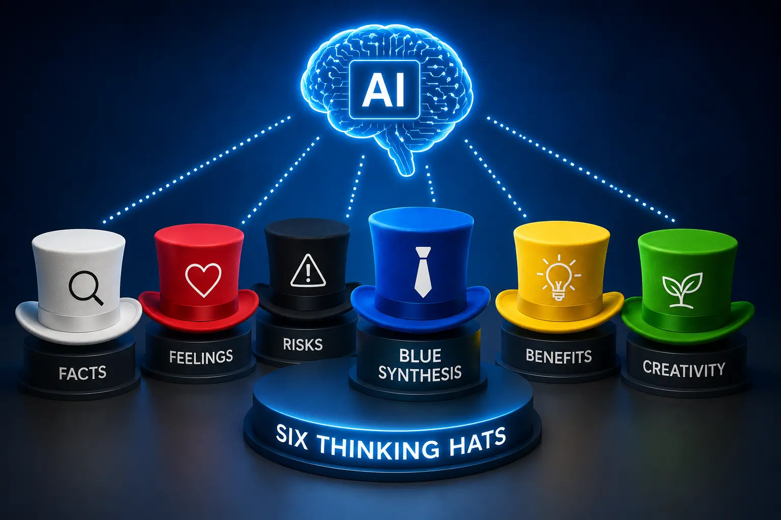 Cover image for Teach AI Agents to Think From Multiple Angles with Six Thinking Hats Skill